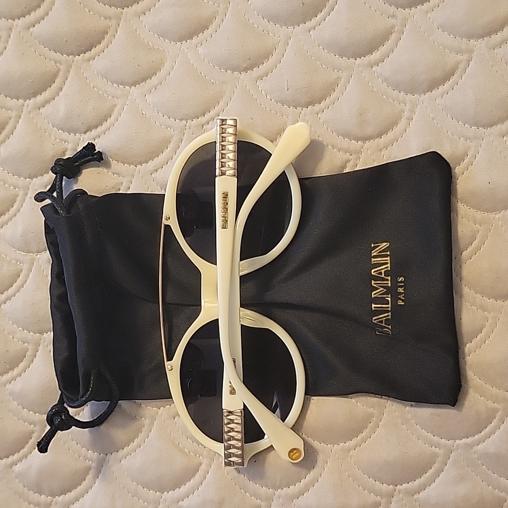 Balmain mirrored sunglasses